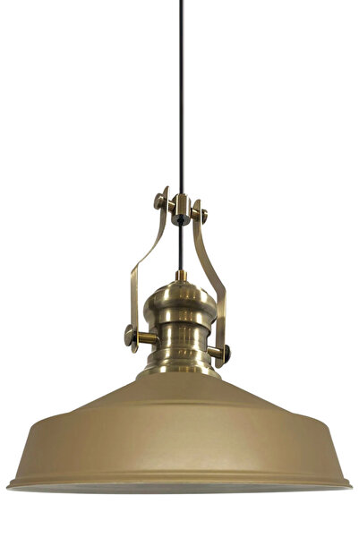 Bamyum Asaletli Tekli Bej Avize Yeni Eskitme Başlık Retro Sarkıt Lamba Dükkan...