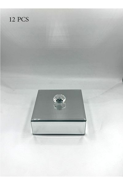 GIFT 12 Large Crystal Jewelry Boxes (Full Dozen)