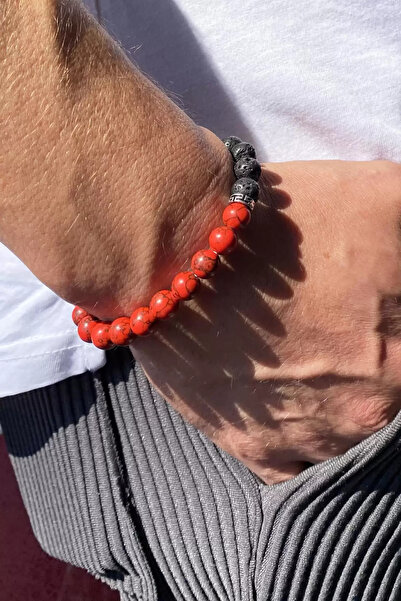 Mutenaura سوار رجالي أنيق مع تفاصيل خرزية