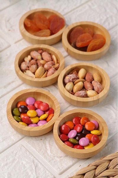 Atbyhome Sauce Bowl Set of 6 Round Turkish Delight Bowls