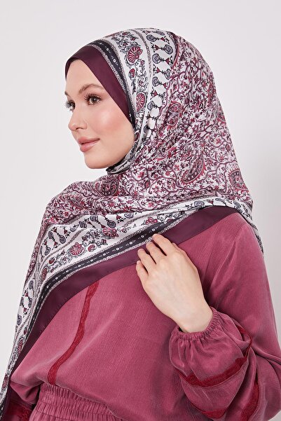 Levidor Μίνι λουλούδι δαμάσκηνο ινδικό μεταξωτό σάλι