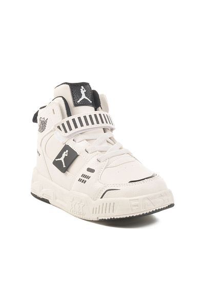 AYK'S White Ankle Length Kids Sneaker King Long Cool P