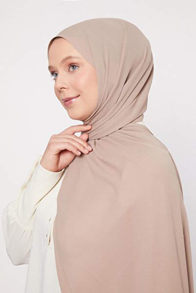 Levidor Σάλι σιφόν καφέ γαλακτώδες Lux