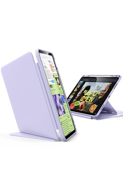 Modo Husa pentru iPad Air 13 2024/Air 13 2025, U47, Piele ecologica, Purple
