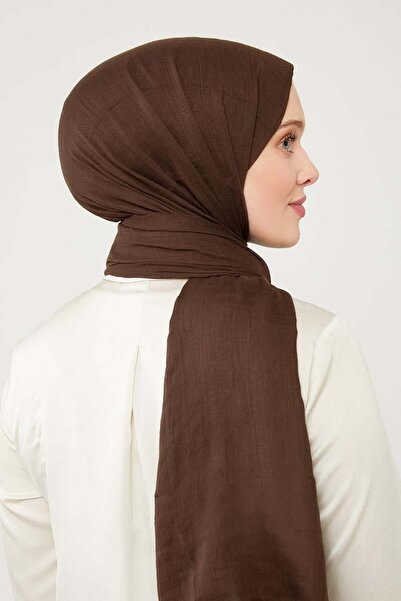 Levidor Kahve Düz Hawai Şal