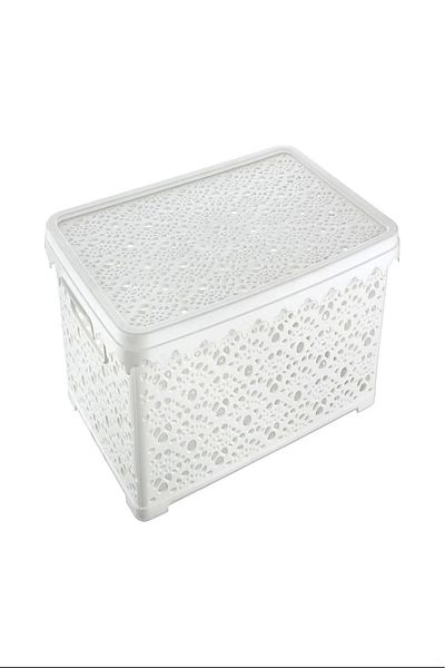 PRATİKOBA Large motif covered box royaleks-tim136