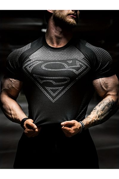 AFTAL STORE SuperheroCompression T-Shirt