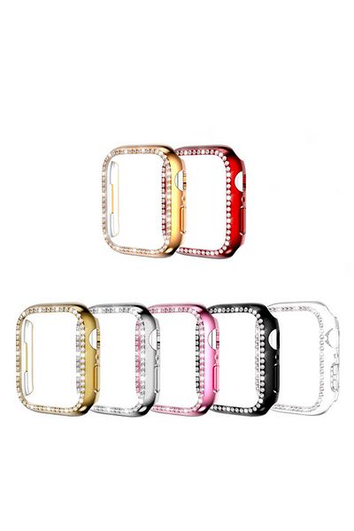 noktaks Apple Watch 7 41mm Compatible - Case Protector Hard Pc Protector - Gard 05 - Colorless - T21689