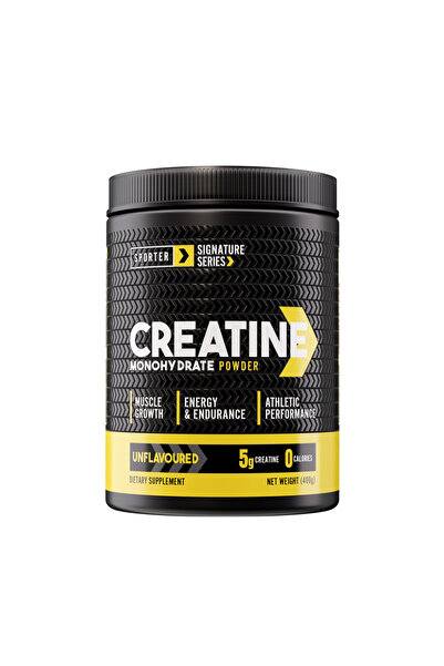 Sporter Creatine Monohydrate, Unflavored, 400 gm, Boosts Lean Muscle Growth