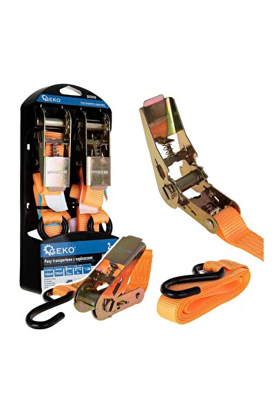 GEKO CHINGA CUREA DE ANCORARE CU CLICHET 25MM X 4M 700KG 2 BUC