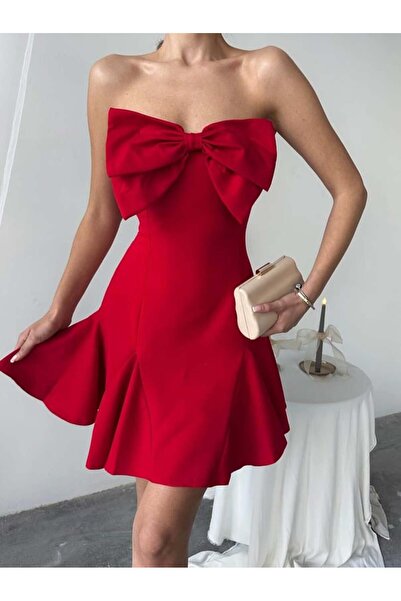 EtikaOnline Aide Fiyonk Detay Mini Elbise