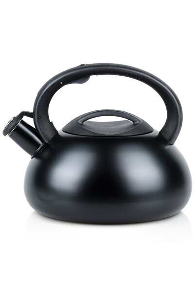 Vilde Fierbător cu fluierat, oțel, negru, 3 l