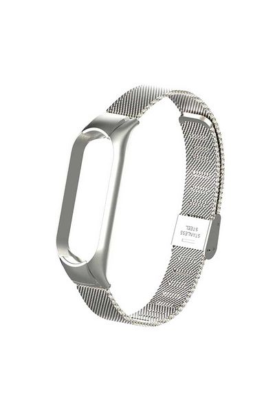 noktaks Xiaomi Mi Band 5 Compatible - Lanyard Metal Lanyard - Krd-06 - Black - T16037