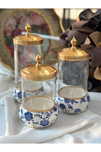 MD MİMOZA DEKOR Blue Dream 3 Size Spice Rack