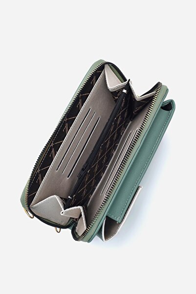 Zühre Mint Wallet with Chain Strap Zc011
