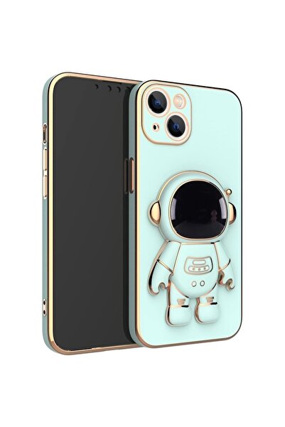 SOHO TPU 2in1 Protective Case for Apple iPhone 14 Plus – Astronaut with Stand, Green
