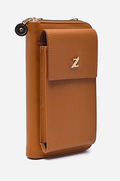 Zühre Camel Wallet with Chain Strap Zc011