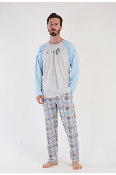 Vienetta Secret Pijama bumbac Vienetta Change Gri