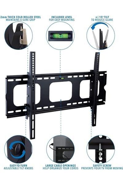 Generic NEW TV Wall Mount Bracket, For Element 32-65 Inch TVs VESA 200x200 400x400 600x400 750x450 Compatibl