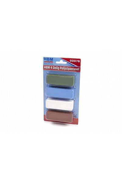 HBM Machines ﻿SET PASTE ABRAZIVE PENTRU LUSTRUIRE POLISH 4 PIESE HBM
