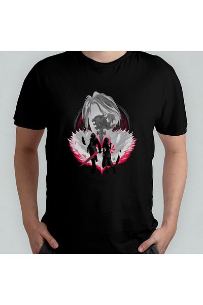 Pixxa Final Fantasy Viii 100% Cotton Crew Neck T-Shirt Model 1