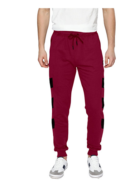 LAUREN SMITH Athletic Men’s Track Pant 100%Cotton Comfortable , Elastic Waist & Zipper Pockets-