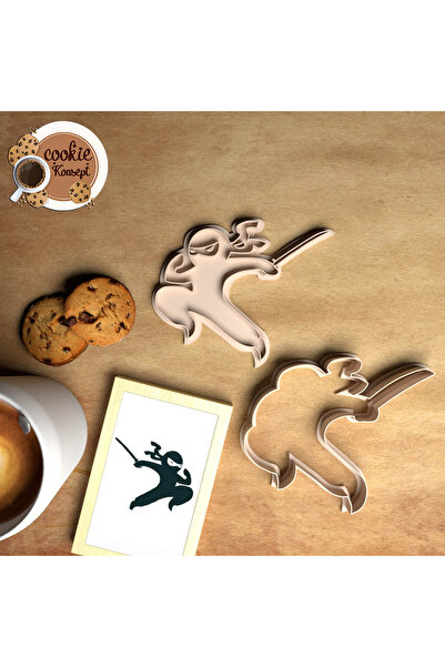 CookieKonsept مجموعة قوالب استحمام الطفل نينجا - متوافقة مع البسكويت والعجين ...