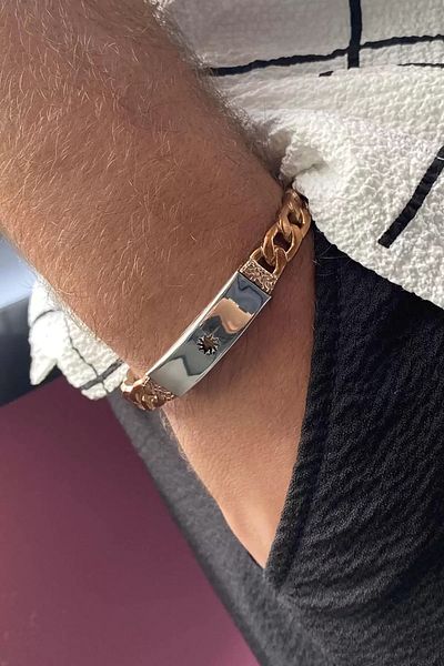 Mutenaura Figured Steel Men's Bracelet