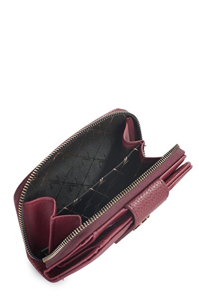 Zühre Burgundy Mini Wallet Zc022