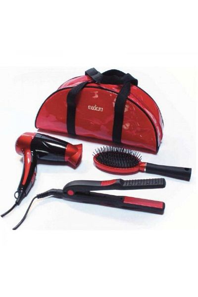 Medicura Travel Kit for Hair Care M350, Red