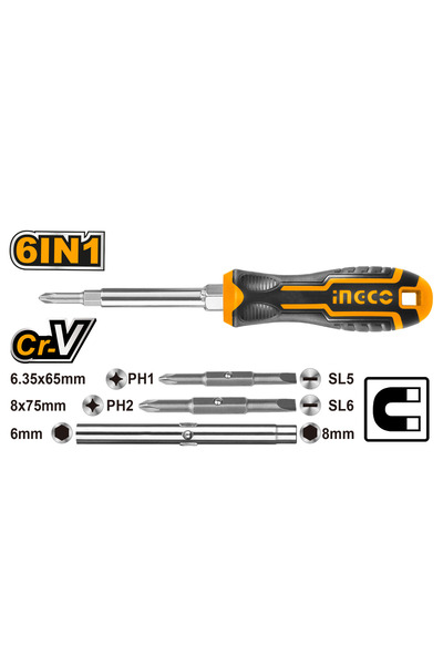 Bervas INGCO ΚΑΤΣΑΒΙΔΙ 6 ΣΕ 1﻿