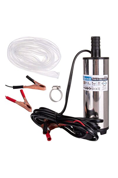 GEKO POMPA SUBMERSIBILA 60W 24V 30L/MIN CU FURTUN DE 3M PENTRU TRANSFER MOTOR...