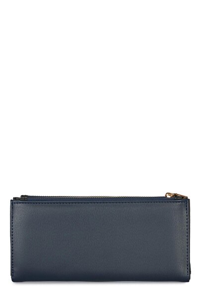 Zühre Navy Blue Compartment Wallet Zc027