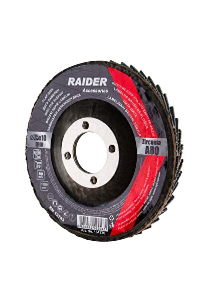 euromaster ЦИРКОНИЕВ АБРАЗИВЕН ДИСК ЗА ЪГЛОШЛАЙФ A-80 75X10MM