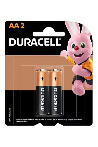Duracell Type AA Alkaline Batteries Multicolour