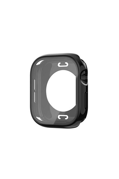 noktaks Apple Watch 10 46mm Compatible-Case Protective Case and Screen Protector Watch Gard 12-Glossy Black-T36054