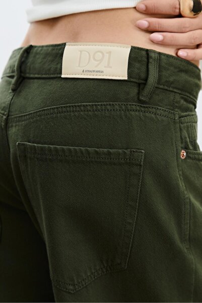Stradivarius D91 Düşük Bel Geniş Paça Jean