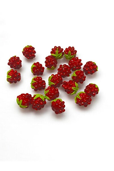 Arsglass Murano Cam 2 Adet Karışık Meyve Figürleri Kolye Bileklik Küpe Ucu