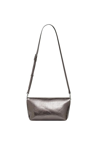 Desigual Geanta Half Logo Trokel Dark Silver 6L - 25WAXPAQ-9225