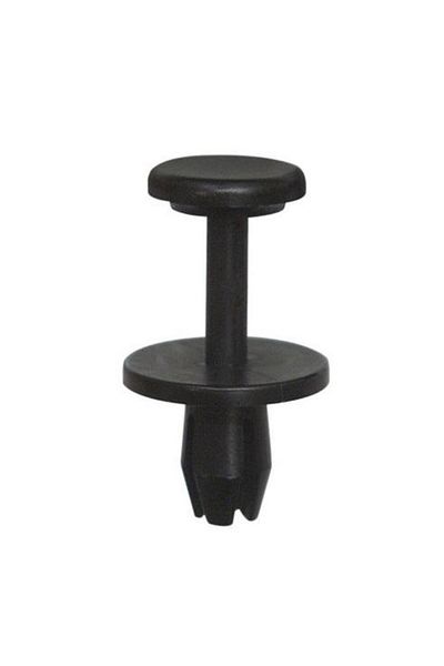 RESTAGRAF Set of 100 automotive rivets A42642, diameter 8 mm, black plastic, for bodywork elements