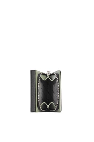 CENGİZ PAKEL Cengiz Pakel Small Size Magnet Women's Wallet/Portfolio – 65297 - Black/Green