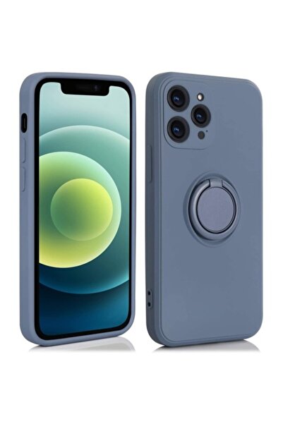 SOHO Carcasă de protecție compatibilă cu Apple iPhone 12 Pro Max, inel din si...