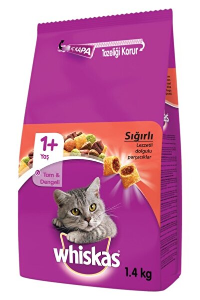 Whiskas Kuru Mama 1.4kg Sıgırlı