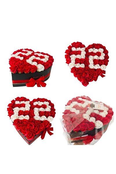 HAYATI Inima cifra 22 din 55 trandafiri de sapun