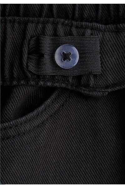 Perendi Boys' Adjustable Waist School Trousers – Black |   Comfortable and Durable Fabric for 3-14 Years