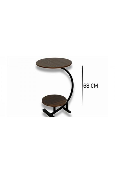 ماركة غير محددة Elegant Round Single Serving Table 103-COFFEE