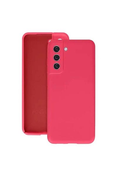 SOHO Protective Case for Samsung S21 FE Liquid Silicone Fuchsia/Pink
