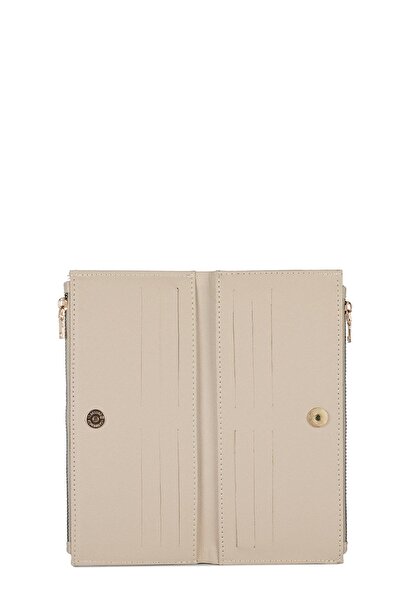 Zühre K.Beige Compartment Wallet Zc027