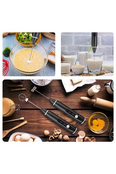 OEM 2 in 1 Electric Foam Mixer - Ideal for Coffee, Whipped Cream, Puree and Dessert