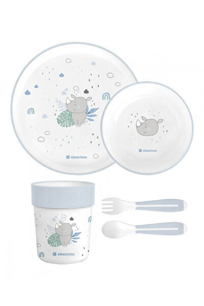 Kikka Boo KikkaBoo Savanna Blue 5-piece dining set